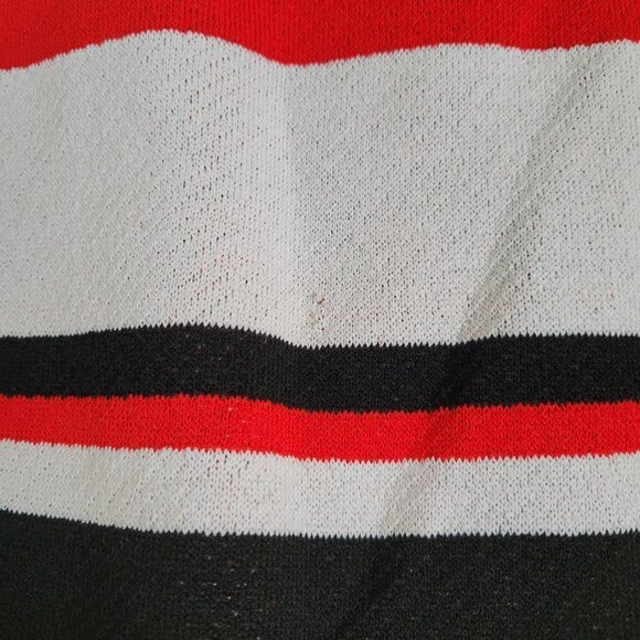 MSGM Color Blocked Horizontal Striped Knit Long Sleeve Crewneck Sweater Medium - Picture 10 of 17